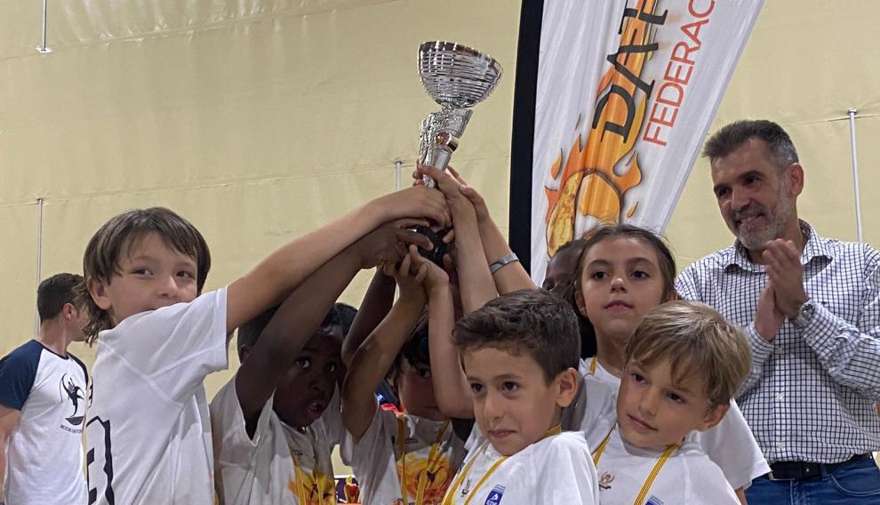 Prebenjamines del equipo de Zaidín.