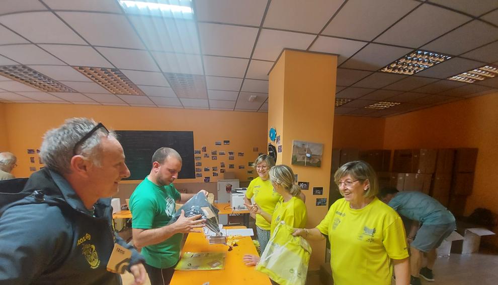 Los voluntarios de la prueba han realizado una intensa actividad durante toda la semana.