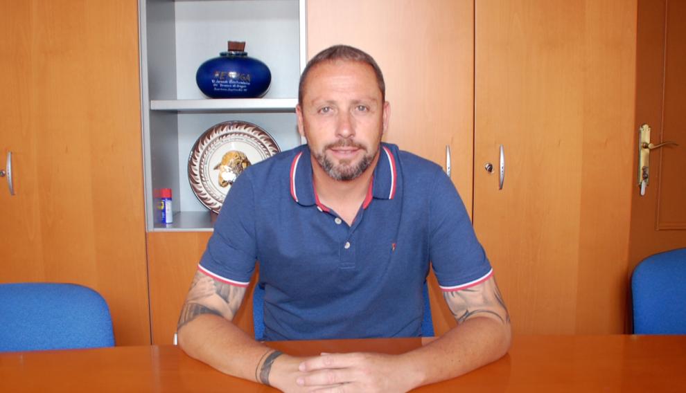 Juan Escalzo, alcalde de Sariñena.