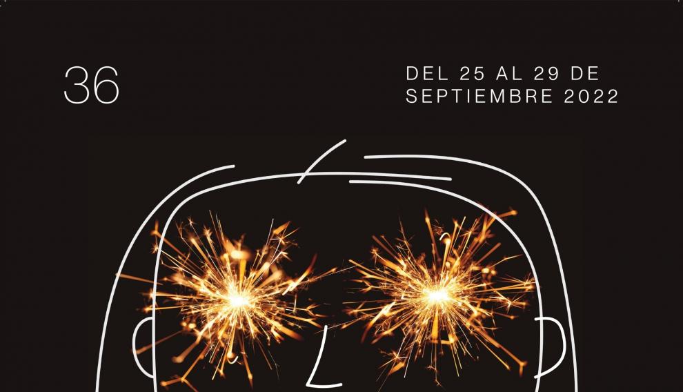 Cartel de la 36 edición de la Feria de Teatro y Danza de Huesca.