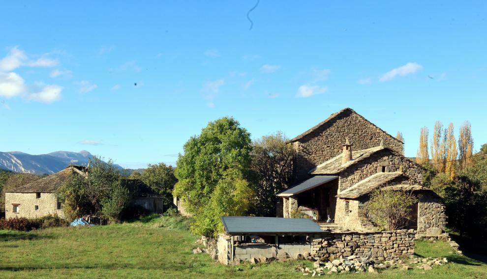 Localidad de Las Bellostas, en el municipio de Aínsa-Sobrarbe.