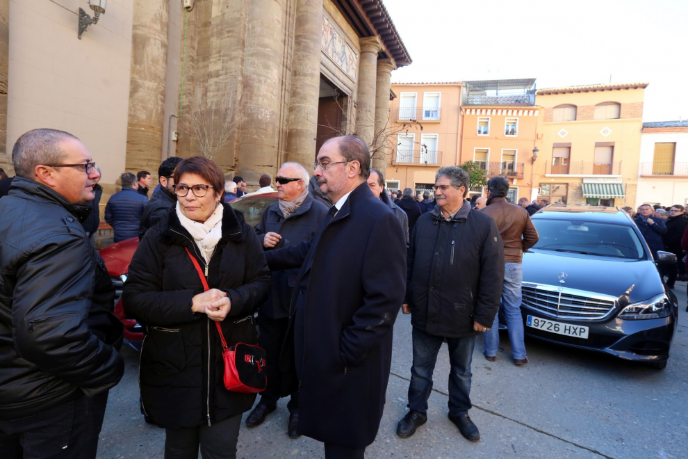Funeral de Antonio Torres en Sariñena