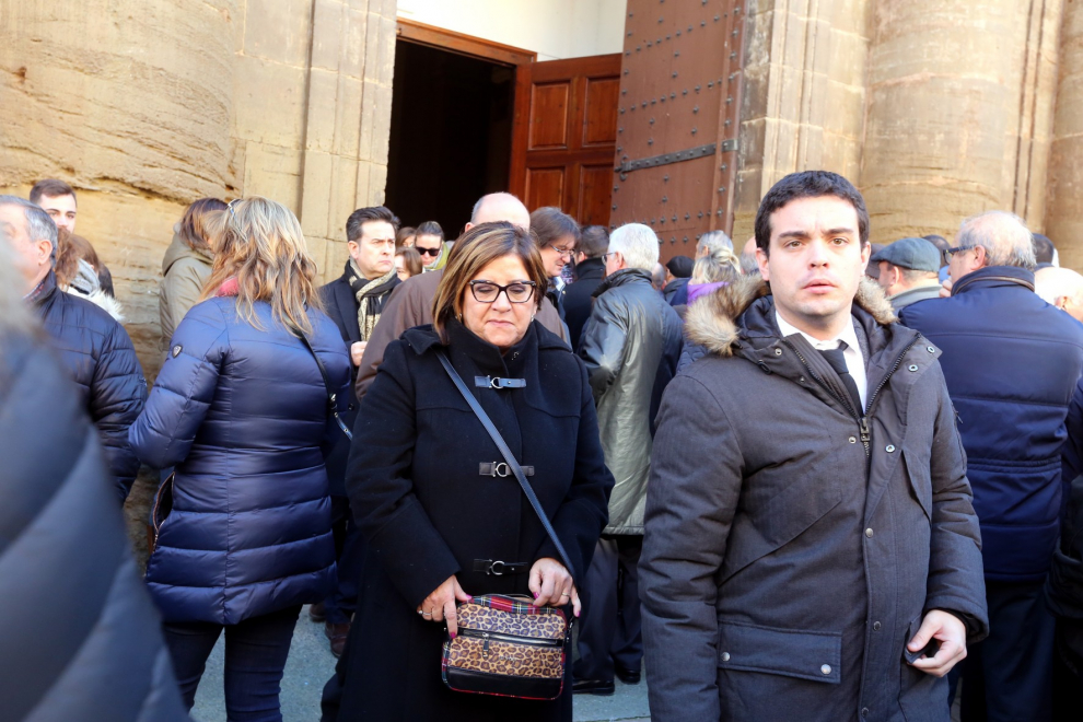Funeral de Antonio Torres en Sariñena