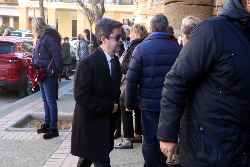 Funeral de Antonio Torres en Sariñena