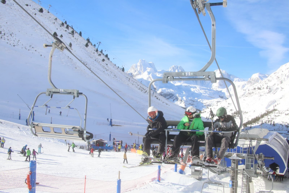 Pleno de estaciones de esquí