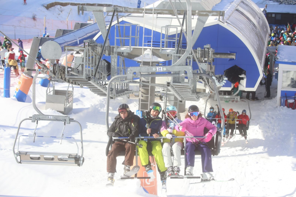 Pleno de estaciones de esquí