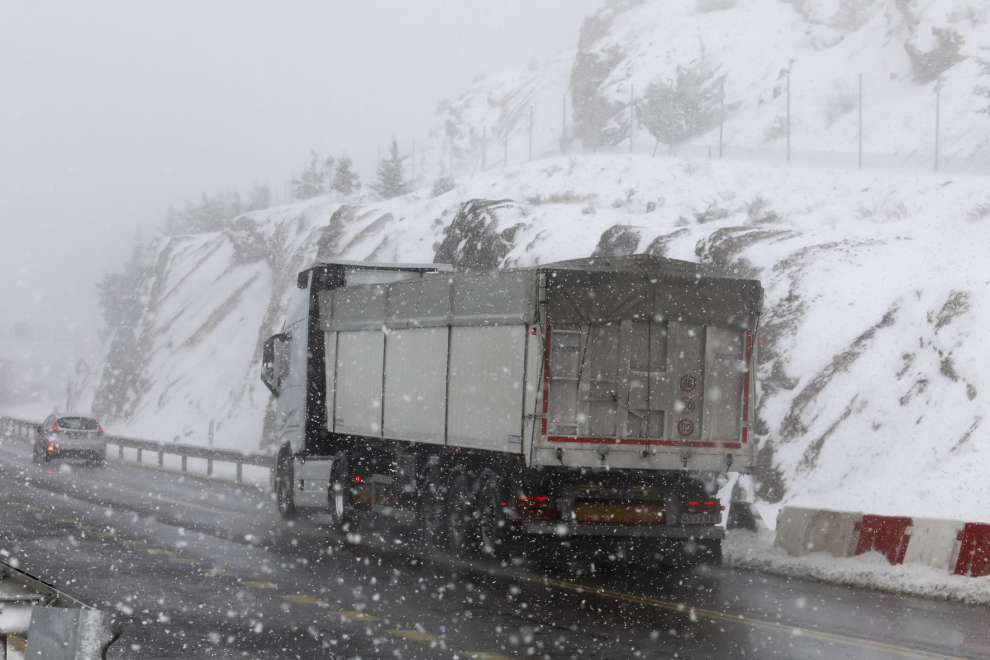 El temporal en el Alto Aragón este lunes 28 de enero