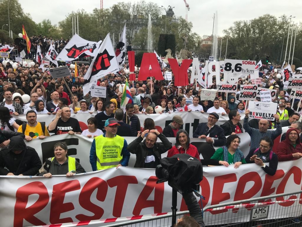 Revuelta de la España Vaciada este domingo en Madrid