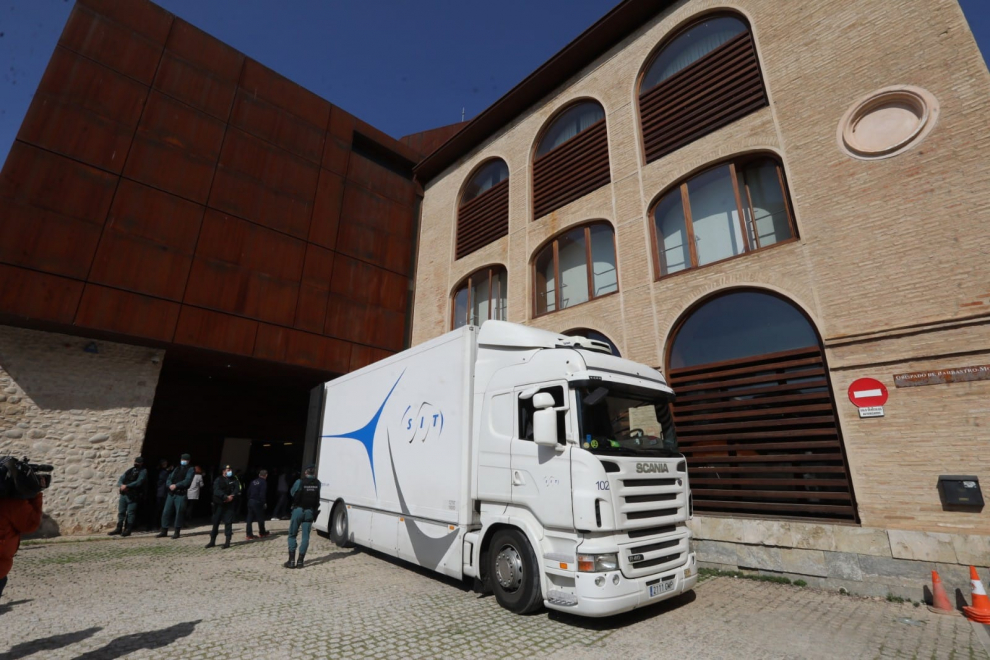 Llega a Barbastro el último lote de arte sacro