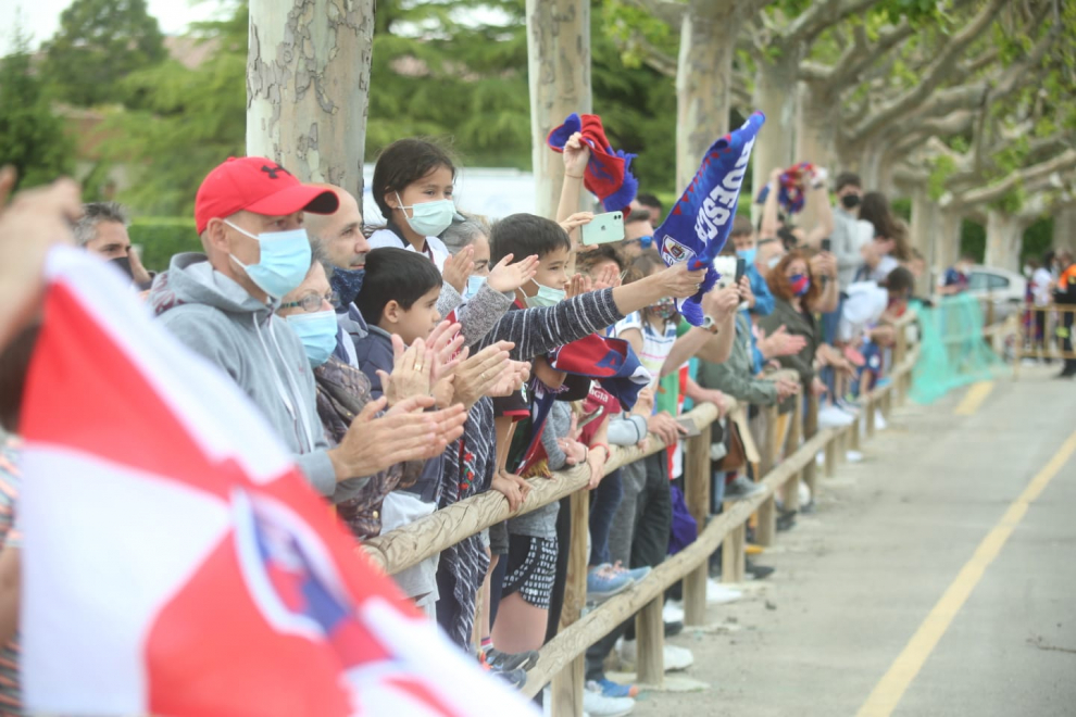 La hinchada azulgrana deja escuchar su rugido
