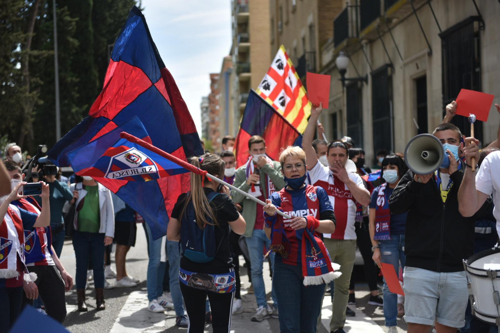 La hinchada azulgrana deja escucha su rugido