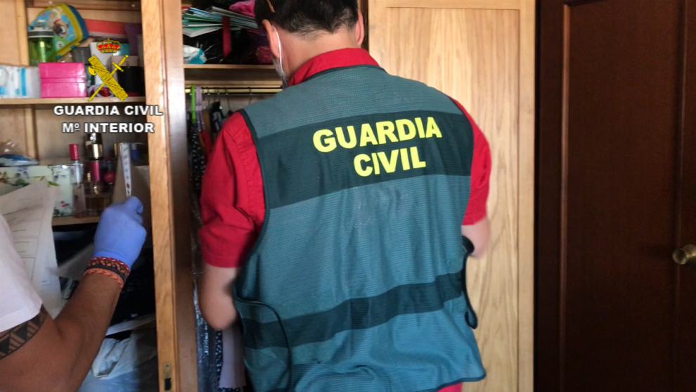 La Guardia Civil desarticula una trama en la provincia de Huesca