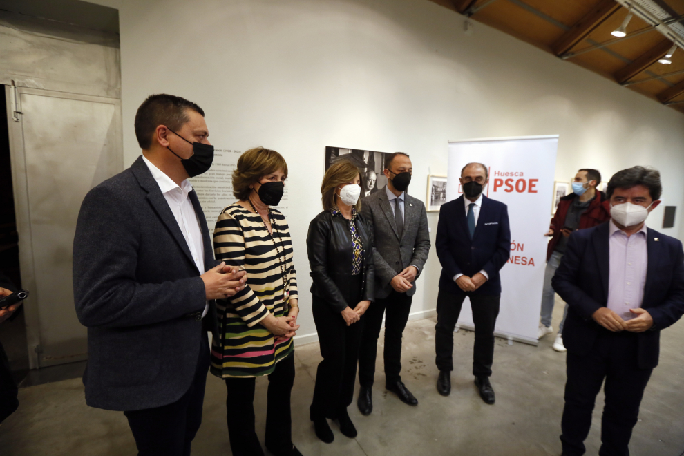 inauguración del exposición sobre el legado de su padre, Enrique Sánchez Carrasco,