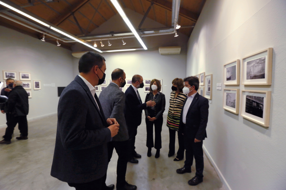 inauguración del exposición sobre el legado de su padre, Enrique Sánchez Carrasco,