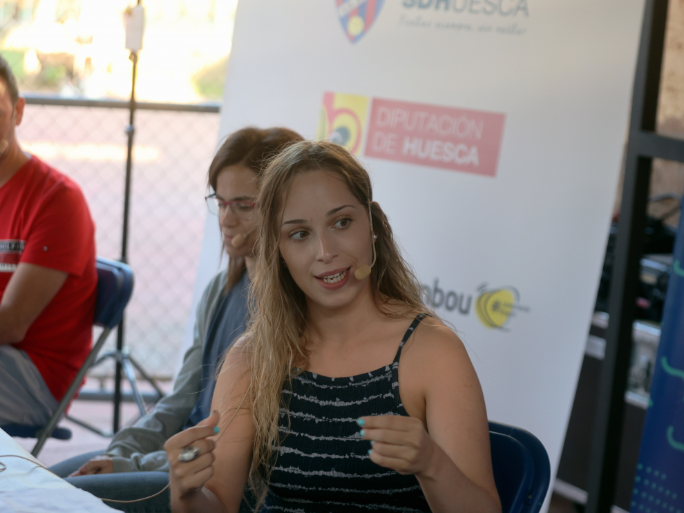 Los vecinos de esta localidad de La Hoya de Huesca disfrutaron de la jornada en las piscinas.
