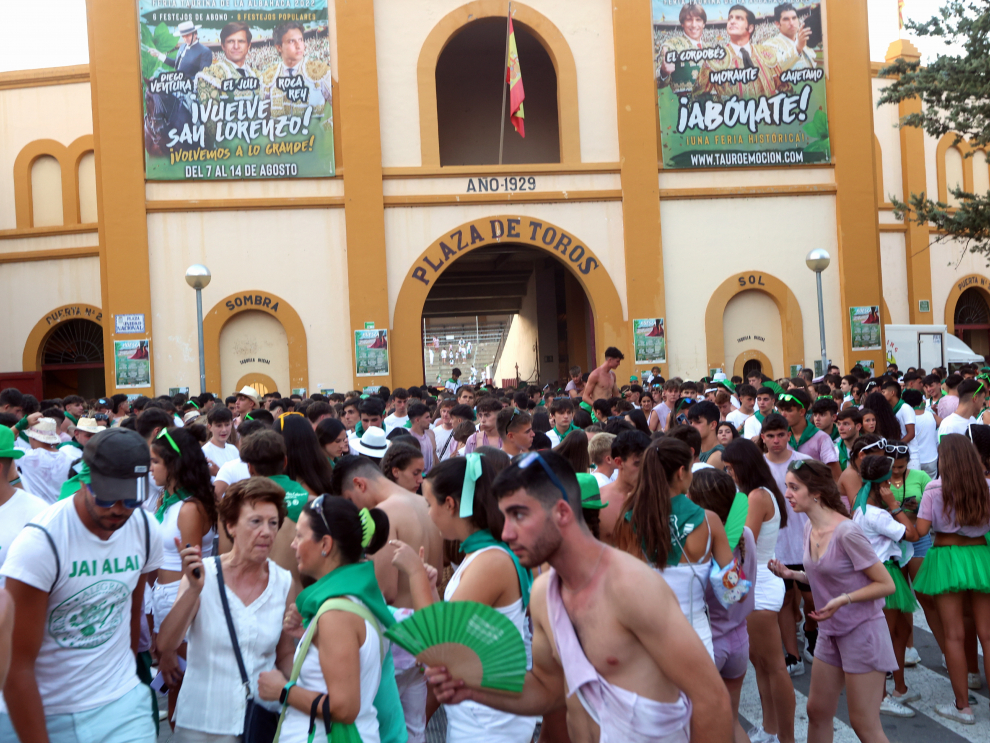 Este martes ha regresado otro clásico de las fiestas laurentinas.