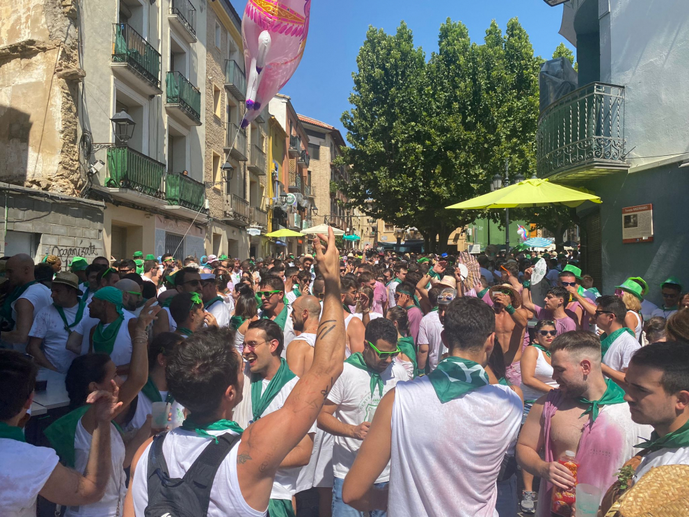 Oscenses y visitantes comienzan a celebrar San Lorenzo