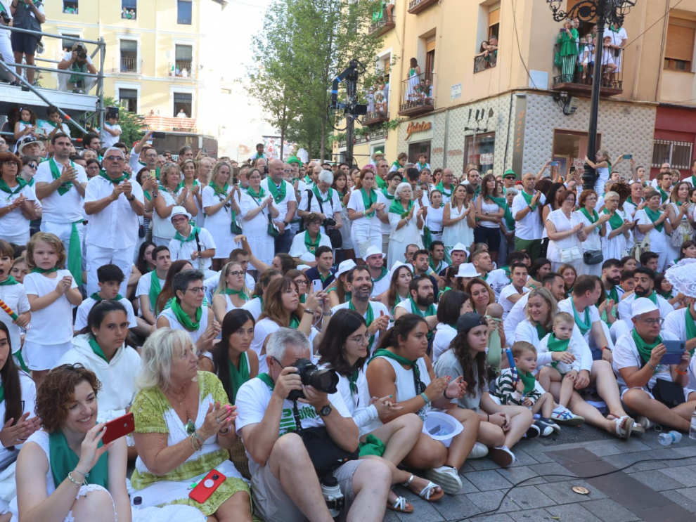 Emocionante mañana del 10 de agosto en Huesca.