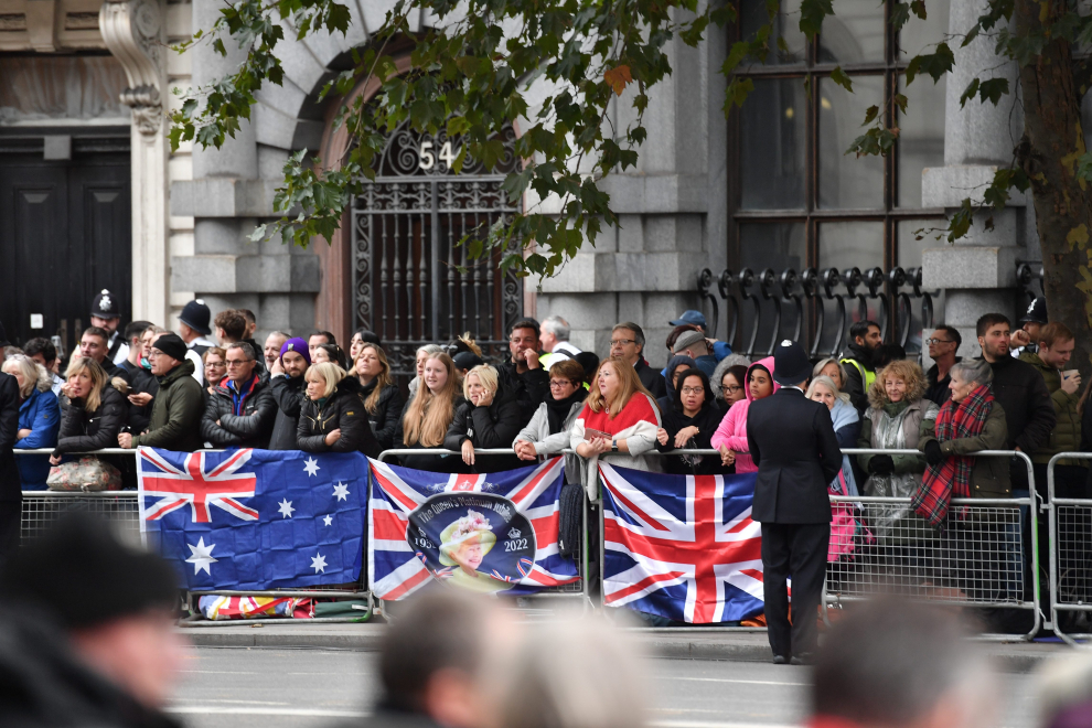 funeral reina isabel II londres 2022 BRITAIN ROYALTY