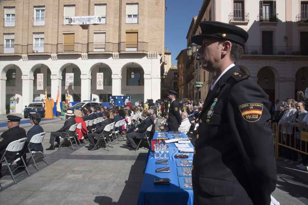 La plaza de López Allué ha acogido este acto y la entrega de medallas
