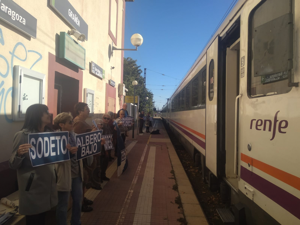 Nueva reivindicación de 'Monegros no pierdas tu tren'