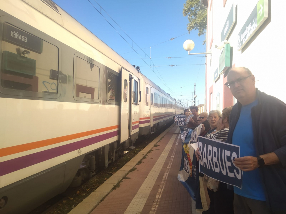 Nueva reivindicación de 'Monegros no pierdas tu tren'