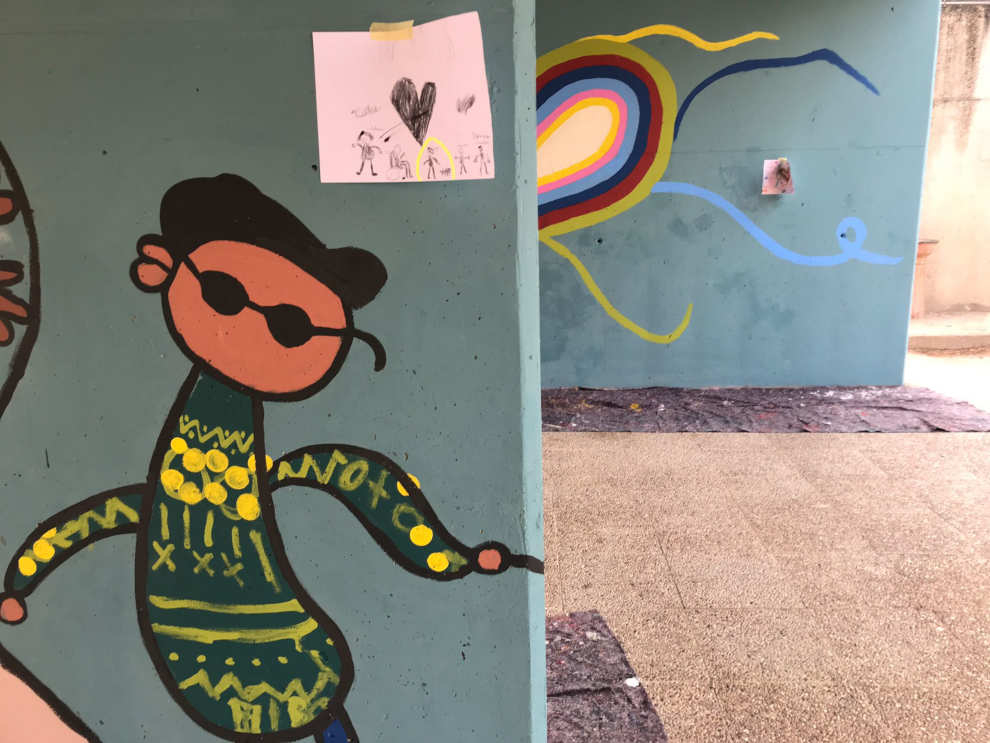Arcadia y el colegio público oscense Pedro J. Rubio colaboran en un proyecto artístico.