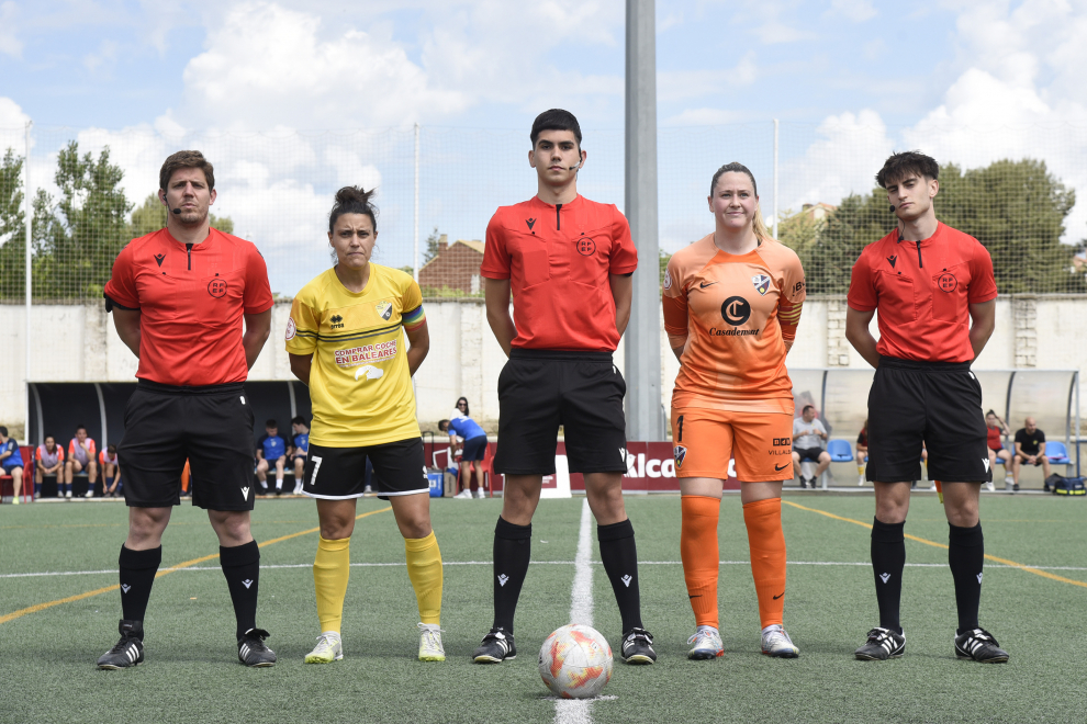 Las jugadoras celebran su triunfo frente al Son Sardina este domingo