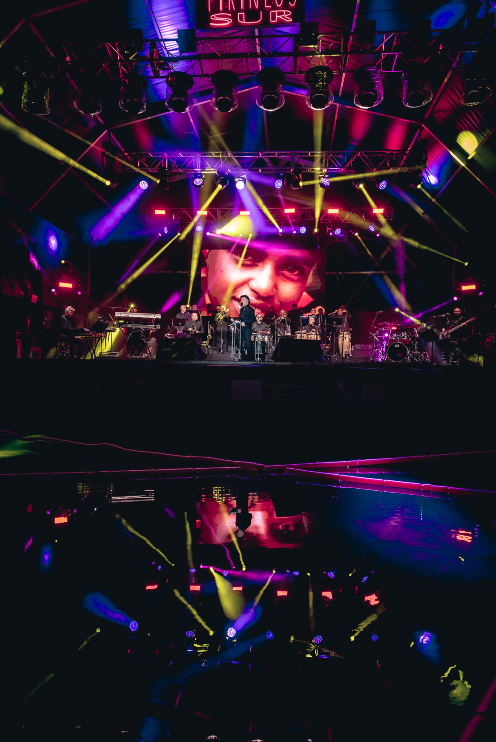 Actuación de Rubén Blades en Lanuza