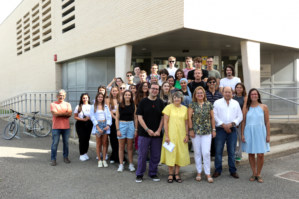 Bienvenida a los estudiantes internacionales en el Vicerrectorado del Campus de Huesca