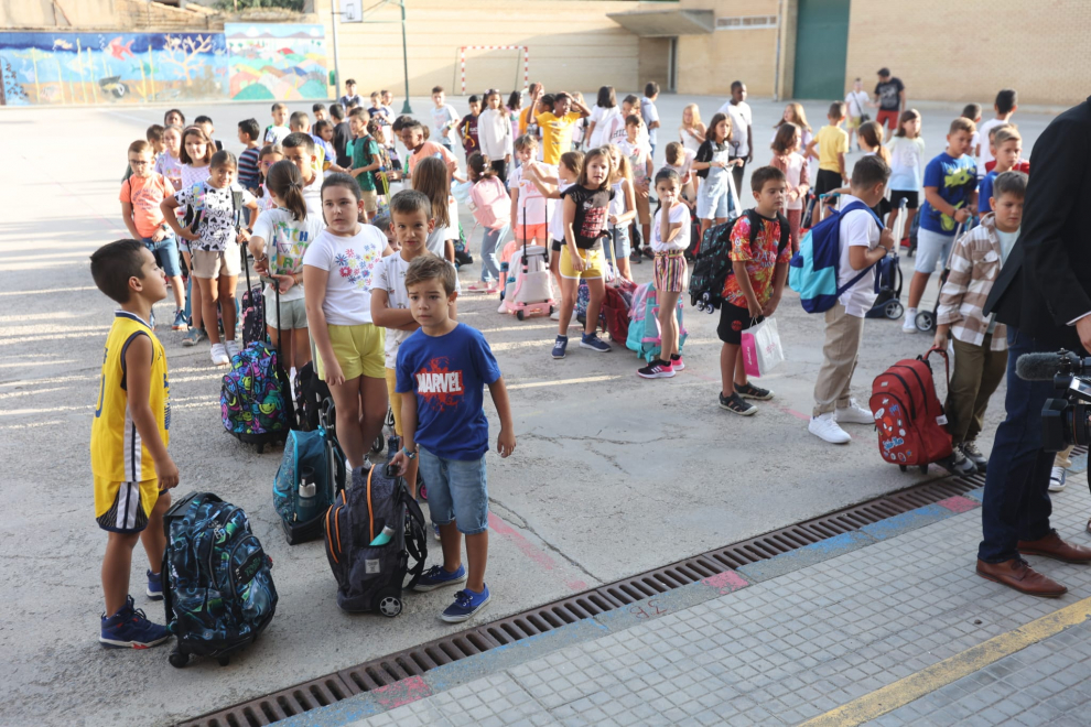 Nervios y emoción para más de 26.000 alumnos de la provincia de Huesca