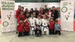 Equipo del Club Judo Ibón infantil y cadete.