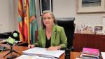 Carmen Costa, alcaldesa de Fraga, en su despacho.