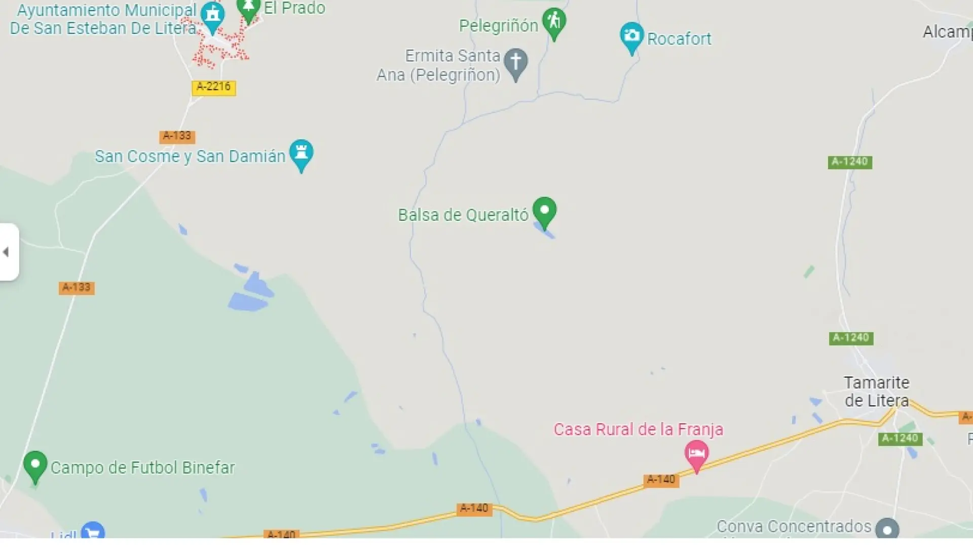 Muere un hombre de 53 años entre San Esteban y Tamrite de Litera