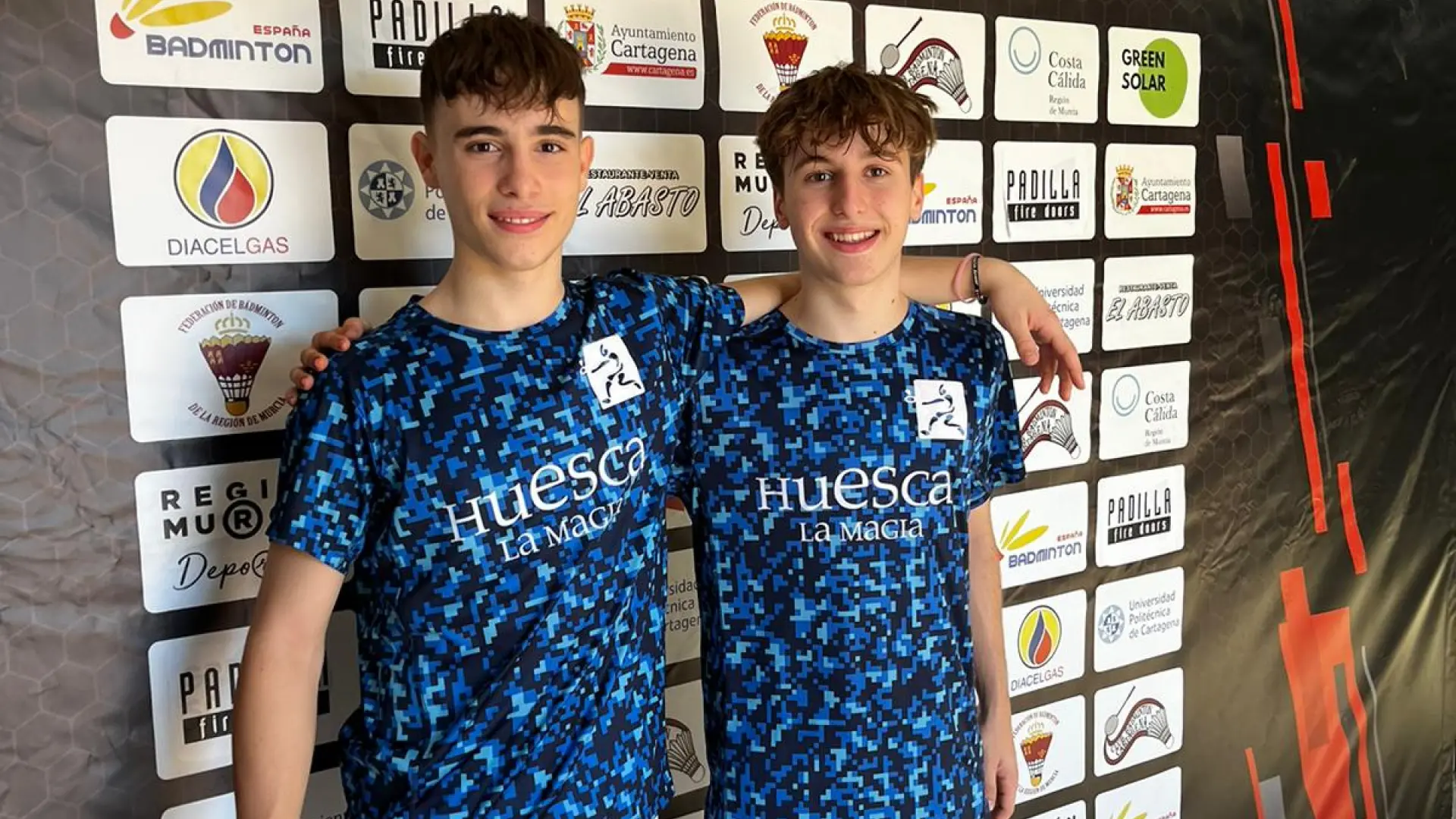 Alejandro Gállego y Raúl Bergua, en el Internacional Júnior de Portugal