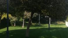 Jardín cuyo mantenimiento corre a cargo de Serfey
