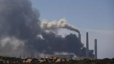 Consecuencia de los ataques en Ashkelon, en la franja de Gaza.