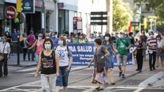 Varios colectivos salen a la calle en defensa de la sanidad pública