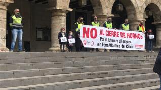 Ferroatlántica del Cinca manifestación