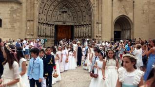 Celebración del Corpus Christi en Huesca