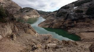 La escasez de agua de los últimos meses todavía queda patente en Vadiello.