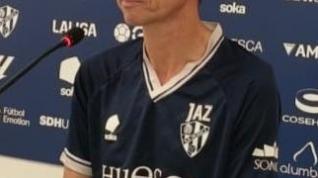Ziganda, este viernes, en la sala de prensa de la BAF.