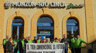 Cambiar Monzón extiende su defensa del tren por Aragón