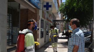 El Ayuntamiento de Monzón vuelve a intensificar la desinfección de la ciudad