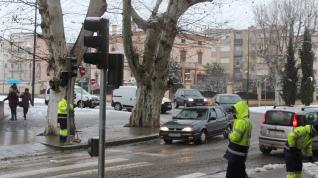 El ayuntamiento de Monzón organiza un dispositivo especial por el temporal de nieve