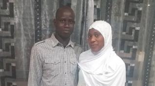 Tidiane Dembele y Mbalou Dansira, en Zaidín.