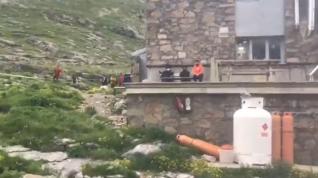 Rescate de un montañero de Madrid en el Pirineo de Huesca