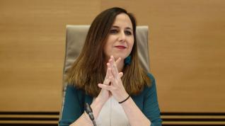 La ministra de Derechos Sociales, Ione Belarra, comparece ante la Comisión de Derechos Sociales y Políticas Integrales de la Discapacidad, este miércoles.