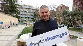 Javier Moreno, portavoz de Osca XXI y presidente de María Auxiliadora.