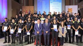 Acto de clausura del XXVI Curso de Formación para el ingreso en los Cuerpos de Policía Local de Aragón.